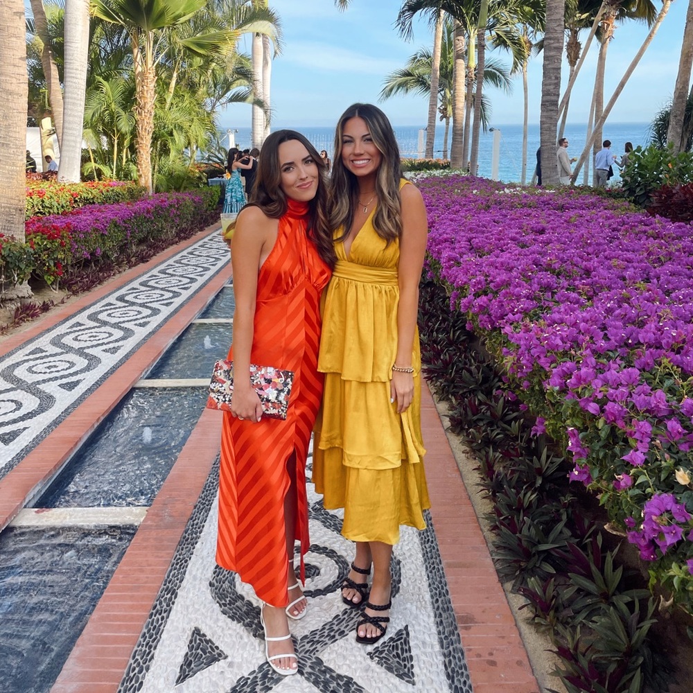 Lulus Yellow dress.